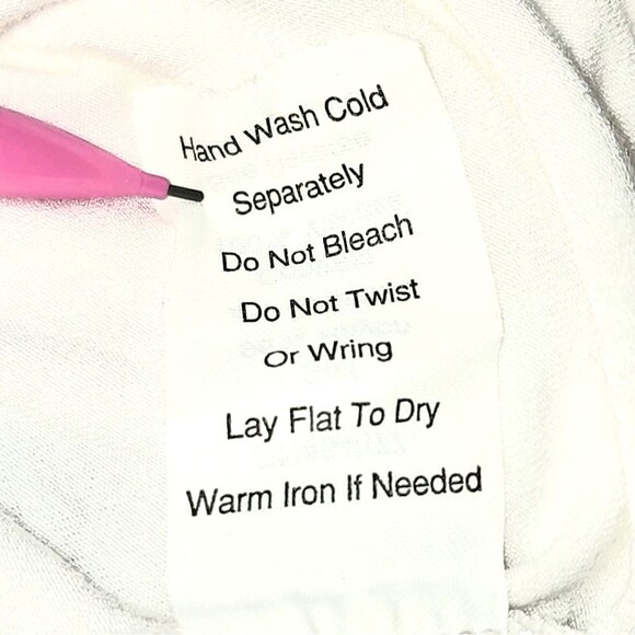 Cabi White Ruched Long Sleeve V-Neck Pullover Blouse Size M - Picture 10 of 11